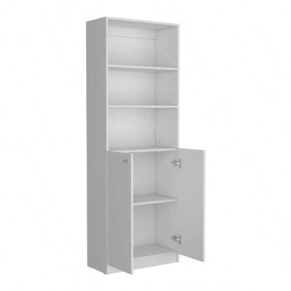 Bookcase Dual - Door Benzoni, Office, White