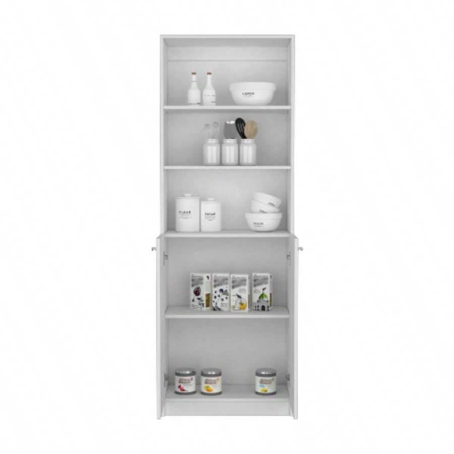 Bookcase Dual - Door Benzoni, Office, White