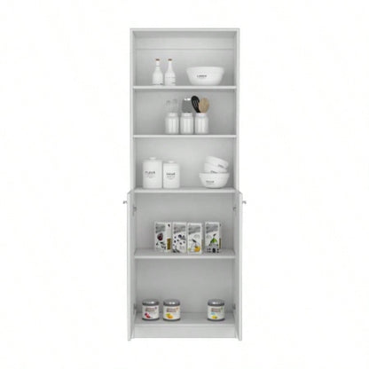 Bookcase Dual - Door Benzoni, Office, White
