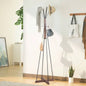 Reclaimed Wood and Metal Freestanding Coat Rack with Hooks use in bedroom, living room