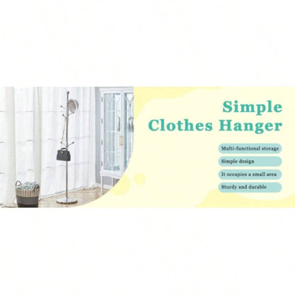 Main Stainless Steel Spray Painted Hanger, Modern Silver Stainless Steel Coat Rack, Solid Wood Reinforcement At Bracket, 72 Inch Raised Design With Detachable Bracket Gold Optional