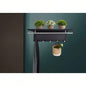 Esyspot Metal Powder Coating Hook Wall Mounted with Shelf