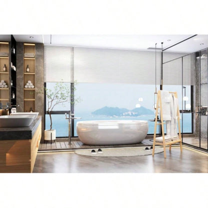 Ladder Towel Rack with Storage Shelf