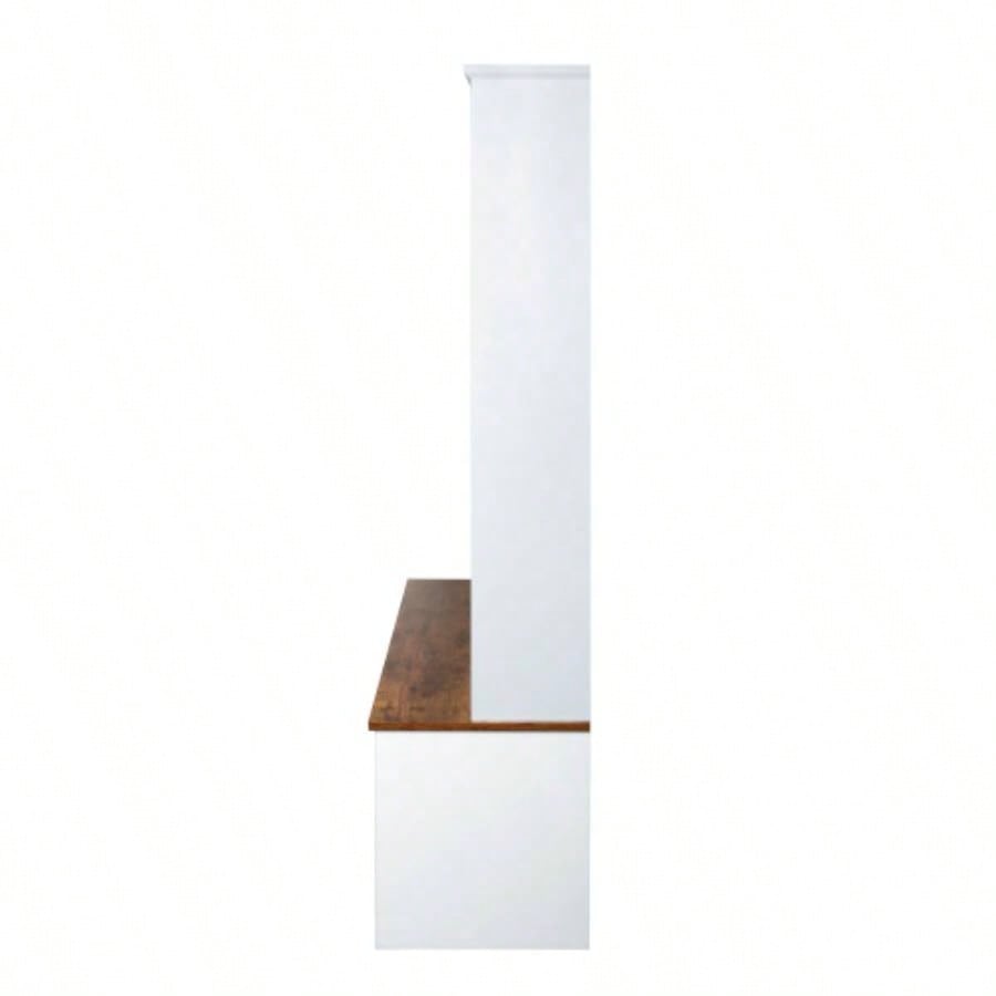 U - Can Modern Hall Tree with Entryway, 3 Shelves and Drawers, 40.2 Wide Hall Tree with Storage Hallway, Entryway, Living Room