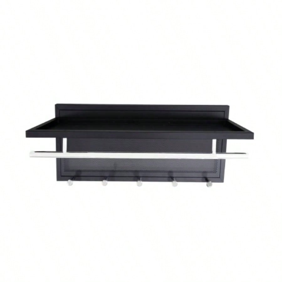 Esyspot Metal Powder Coating Hook Wall Mounted with Shelf