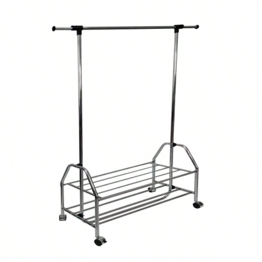 Metal Clothes Rack Extendable Bar
