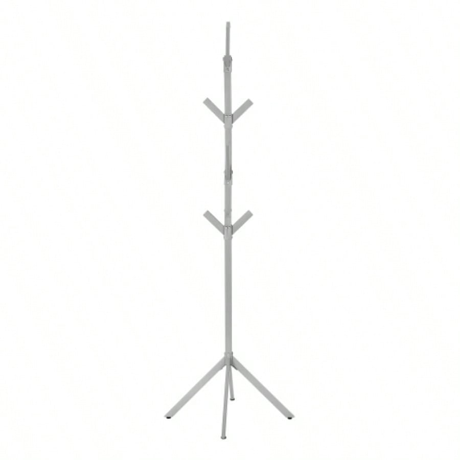 Coat Rack, Hall Tree, Standing, 8 Hooks, Entryway, 70h, Bedroom, Metal, Contemporary, Modern
