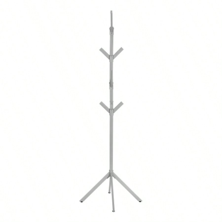 Coat Rack, Hall Tree, Standing, 8 Hooks, Entryway, 70h, Bedroom, Metal, Contemporary, Modern