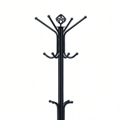 Black Metal Coat Rack