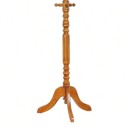 Cosman Golden Brown 11 - Hook Freestanding Coat Rack with Hanger