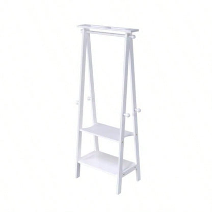 59 Tall Standing Garment/ Coat Rack, White