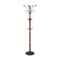 73 Tall and Wood Coat Rack, Cherry