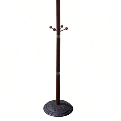 73 Tall and Wood Coat Rack, Cherry