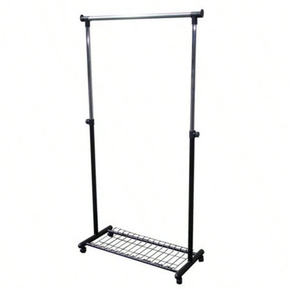 66 Tall Metal Coat Rack with Black