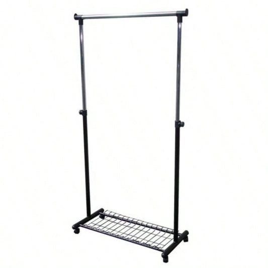 66 Tall Metal Coat Rack with Black