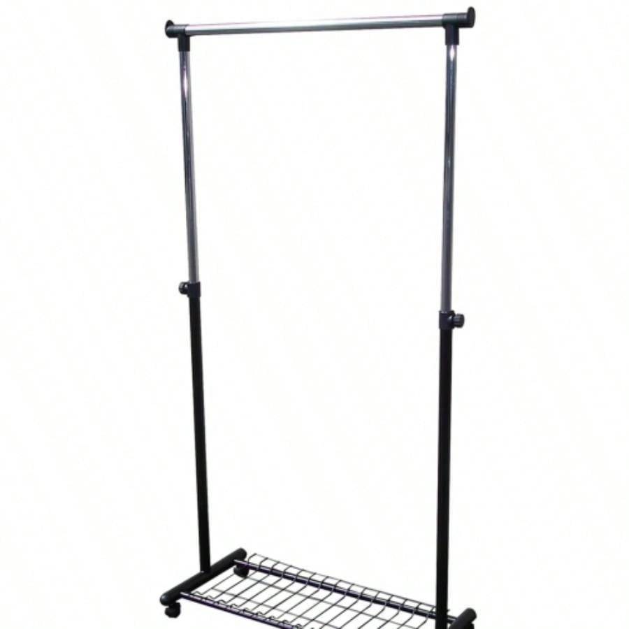 66 Tall Metal Coat Rack with Black