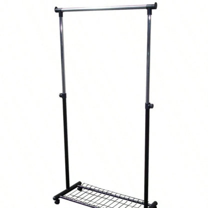 66 Tall Metal Coat Rack with Black