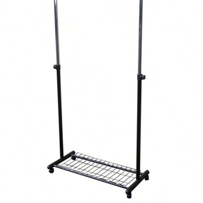 66 Tall Metal Coat Rack with Black