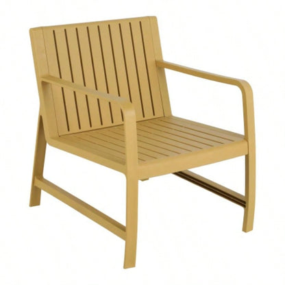 2 - Piece Indoor/Outdoor Furniture set 1 Chairs 1 Coffee Tables Waterproof PP Material - Easy Assembly Patio Conversation Set