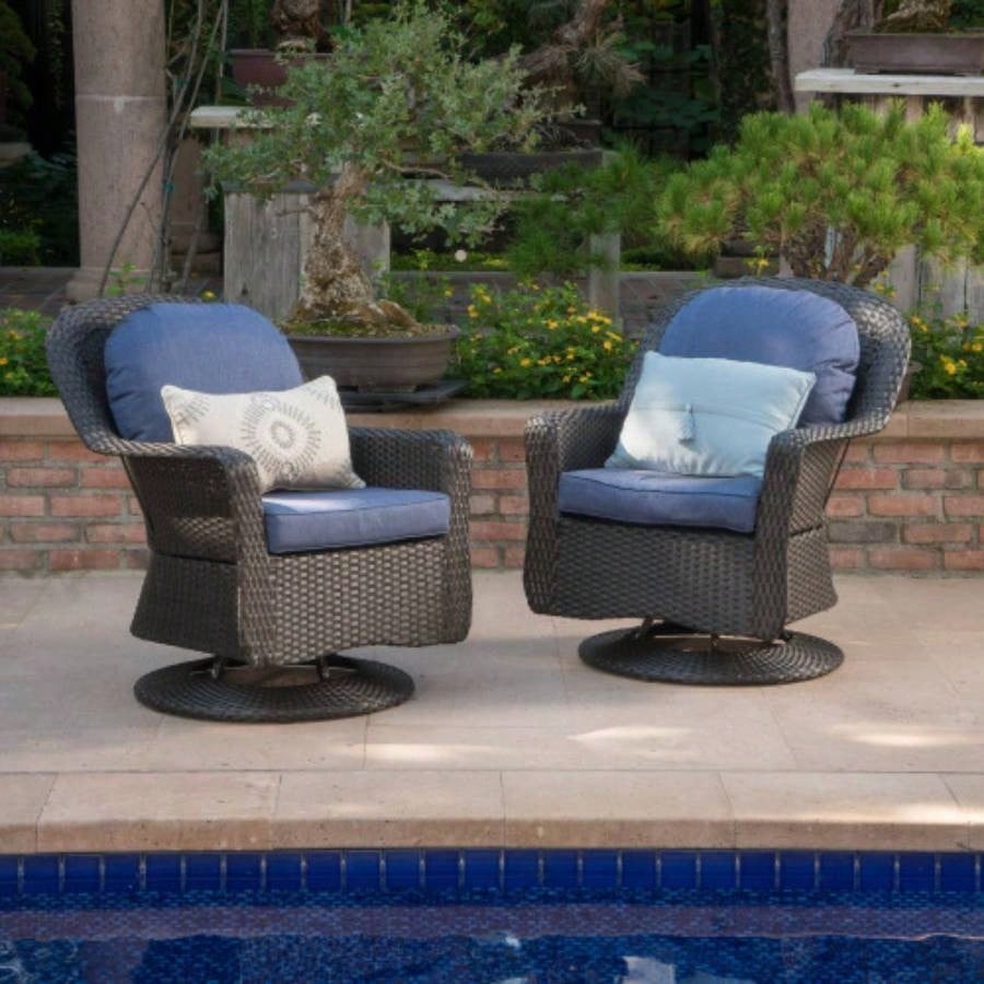LIAM SWIVEL CLUB CHAIR Set of 2