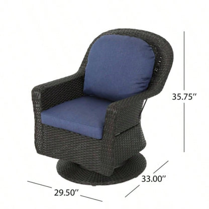 LIAM SWIVEL CLUB CHAIR Set of 2
