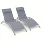 Pool Lounge Chairs Set of 3 - Lake Blue 2 Lounge Chairs+1 Table