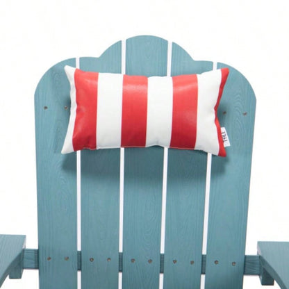 TALE Adirondack Chair Backyard Furniture Painted Pillow Red Ban on