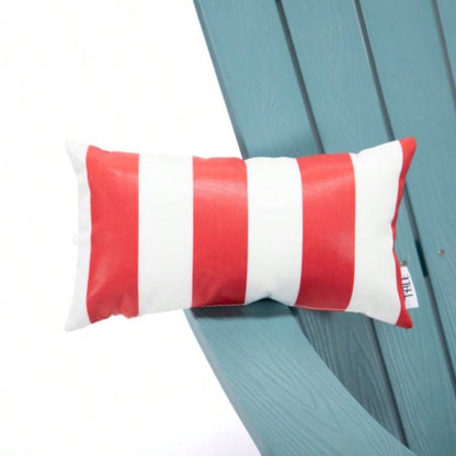 TALE Adirondack Chair Backyard Furniture Painted Pillow Red Ban on
