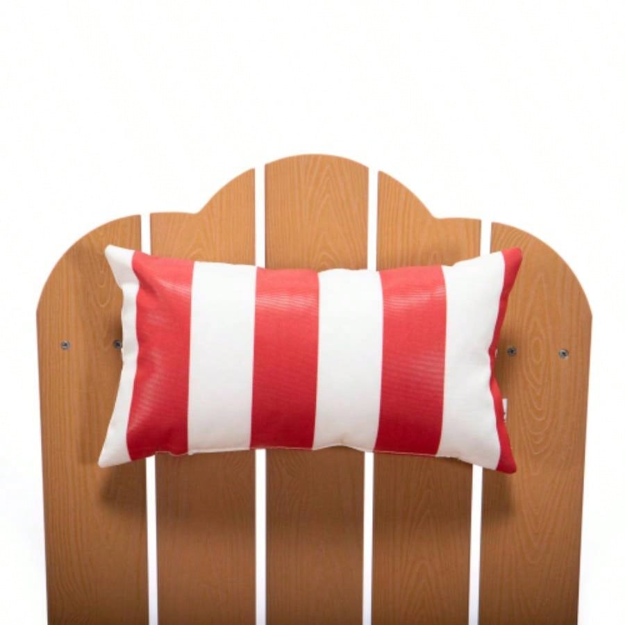 TALE Adirondack Chair Backyard Furniture Painted Pillow Red Ban on