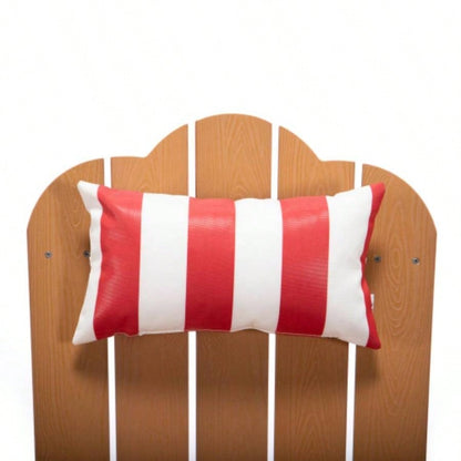 TALE Adirondack Chair Backyard Furniture Painted Pillow Red Ban on