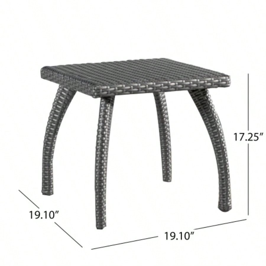 HONOLULU BROWN SIDE TABLE