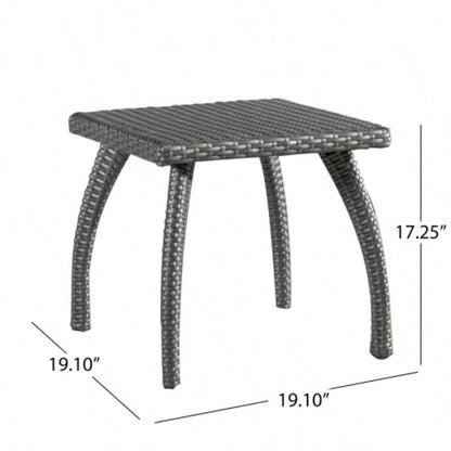 HONOLULU BROWN SIDE TABLE