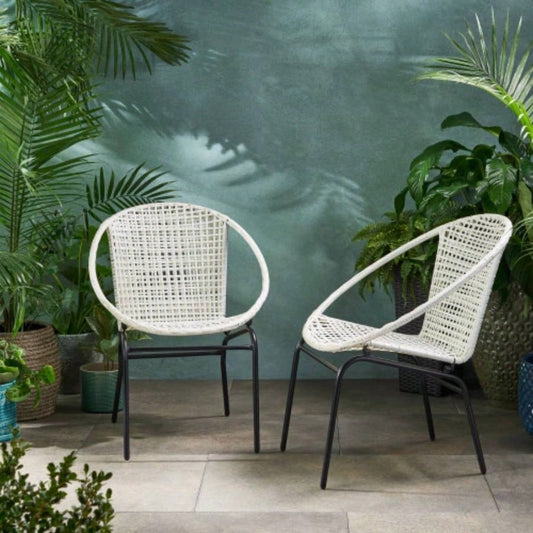 JAVA OUTDOOR WICKER CHAIR Set of 2