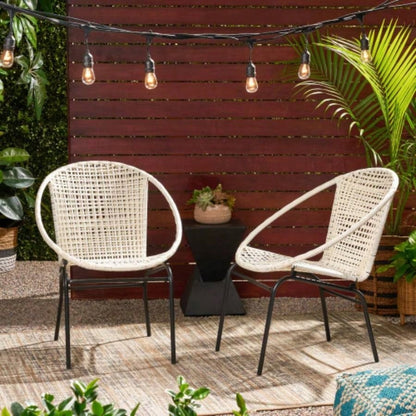 JAVA OUTDOOR WICKER CHAIR Set of 2