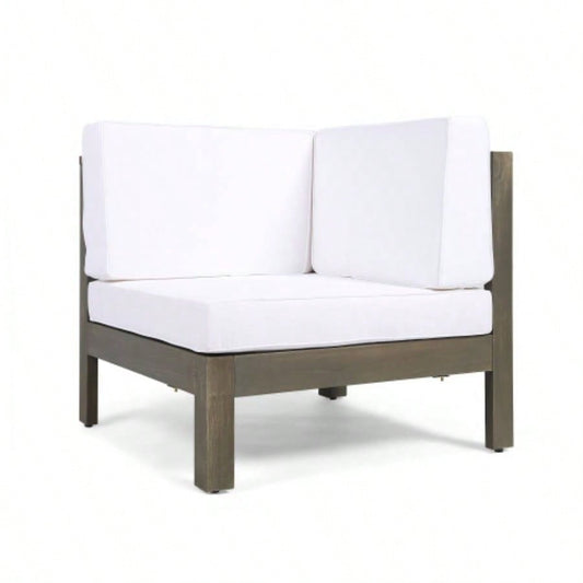 OANA CORNER CHAIR, WHITE