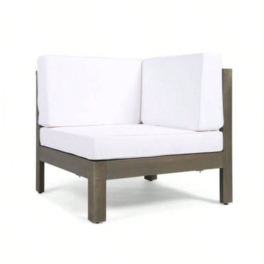OANA CORNER CHAIR, WHITE