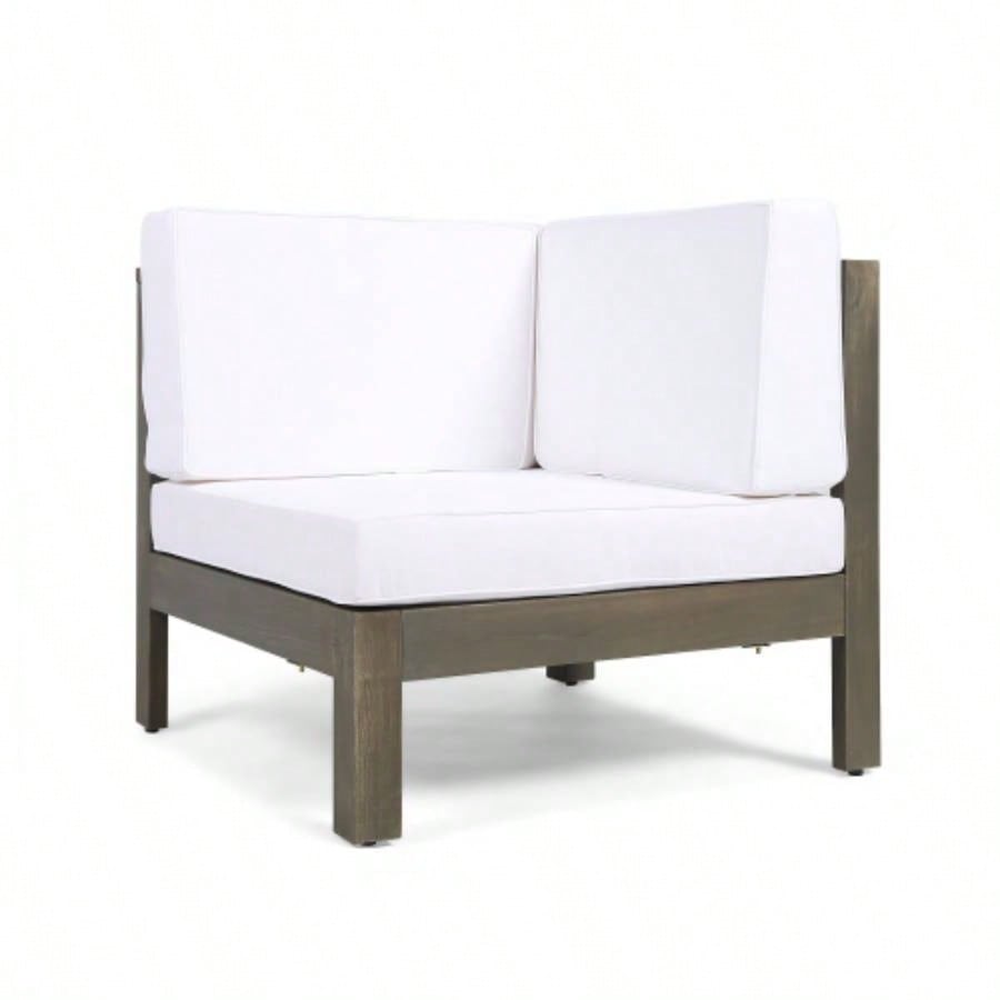 OANA CORNER CHAIR, WHITE