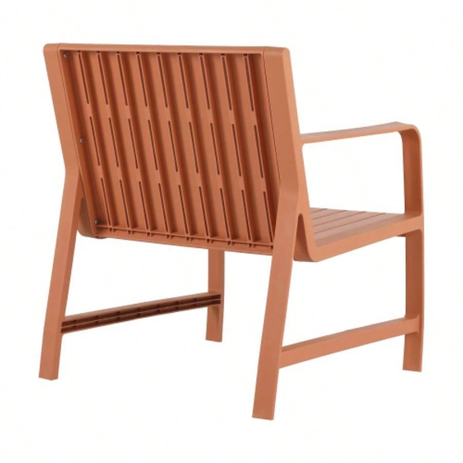 2 - Piece Indoor/Outdoor Furniture set 1 Chairs 1 Coffee Tables Waterproof PP Material - Easy Assembly Patio Conversation Set