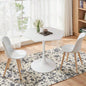 31.50Modern Octagonal Coffee Table with MDF Table Top, Metal Base, Dining Room, Kitchen, Living Room, White