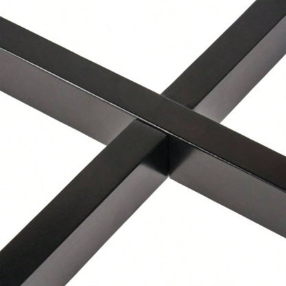 Modern Bar Height 42 Dining Table, Rubberwood and Laminate Table Top, Gray, Black