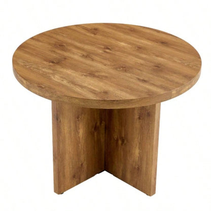 Round Dining Table 4 - 6, 42 Inch Modern Kitchen Table Small Dinner Table MDF Kitchen Dinning Table Cafe Restaurant Wine Bar Home Office Conference
