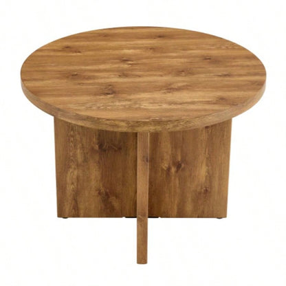 Round Dining Table 4 - 6, 42 Inch Modern Kitchen Table Small Dinner Table MDF Kitchen Dinning Table Cafe Restaurant Wine Bar Home Office Conference