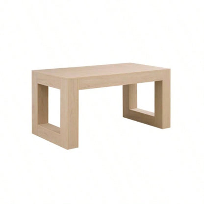 Farmhouse Kitchen Dining Table 4 - 6 People, Rectangular Dining Table Dining Room, Living Room, Kitchen with Sturdy Wood Farmhouse Full MDF Trim, Easy Assembly