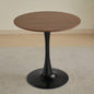 47 - inch dining table Walnut color solid wood kitchen table Dining table suitable small space kitchenette table modern home furniture