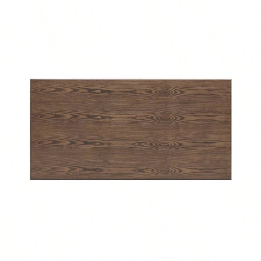 60 Rectangular Dining Table 6 Person, Retro Kitchen Table, Wooden Dinner Room Table with Solid Wood Home Kitchen Restaurant Living Room, Ultra Easy to Assemble