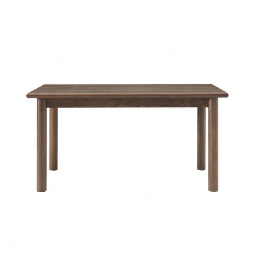 60 Rectangular Dining Table 6 Person, Retro Kitchen Table, Wooden Dinner Room Table with Solid Wood Home Kitchen Restaurant Living Room, Ultra Easy to Assemble