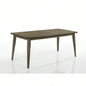 Bistro Vintage Walnut 72 Wide Contemporary Rectangle Dining Table