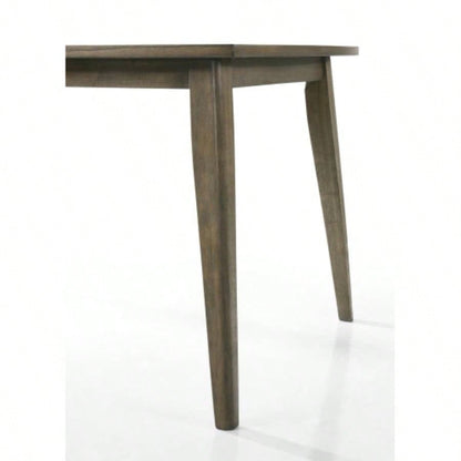 Bistro Vintage Walnut 72 Wide Contemporary Rectangle Dining Table