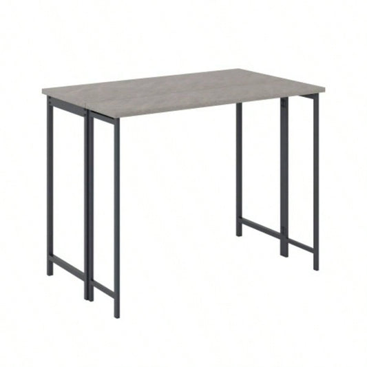 Table With Drop Leaf, Gray