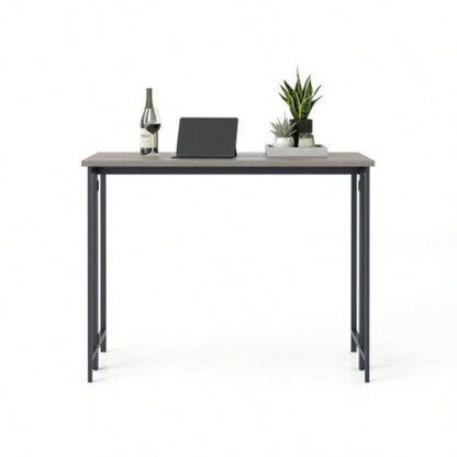 Table With Drop Leaf, Gray